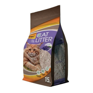 PERFECT CAT LAVANDA cementējošas smiltis 15kg